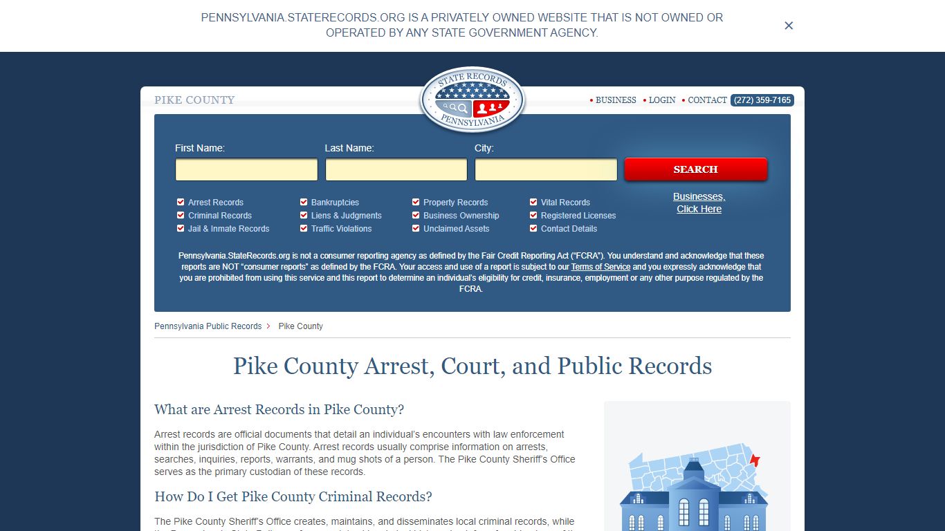 Pike County Arrest, Court, and Public Records